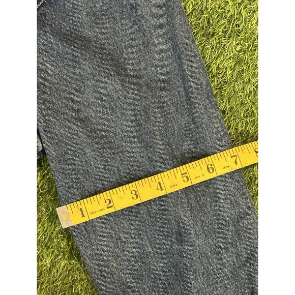 Wesc Denim Trucker‎ Jacket Unisex Mens XL Womens XXL Blue Jean THRILLS Graphic - Picture 16 of 16